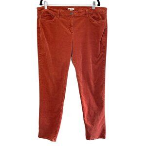 EILEEN FISHER Spiced Pumpkin Straight-Leg Corduroy Pants, Size 16